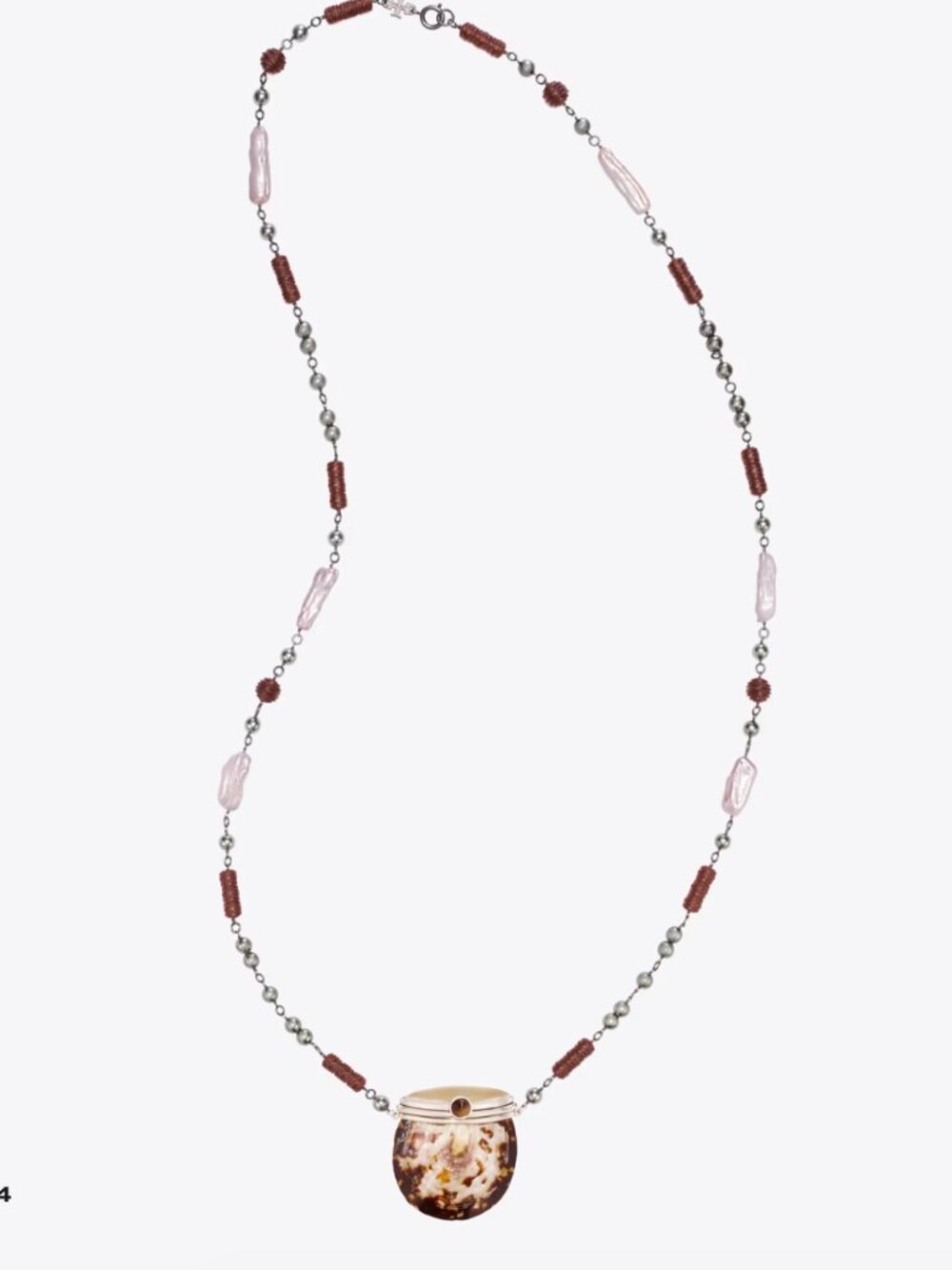 Tory Burch Runway Shell Necklace (brand new with tags)